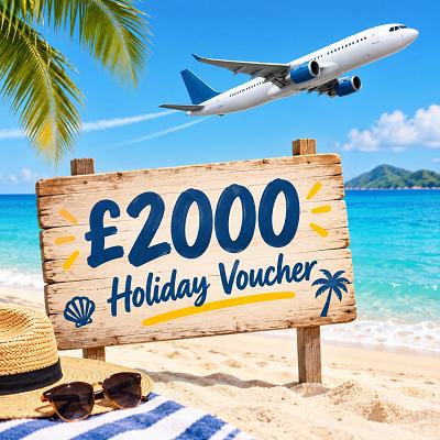 £2,000 Holiday Voucher (£1,700 alt)