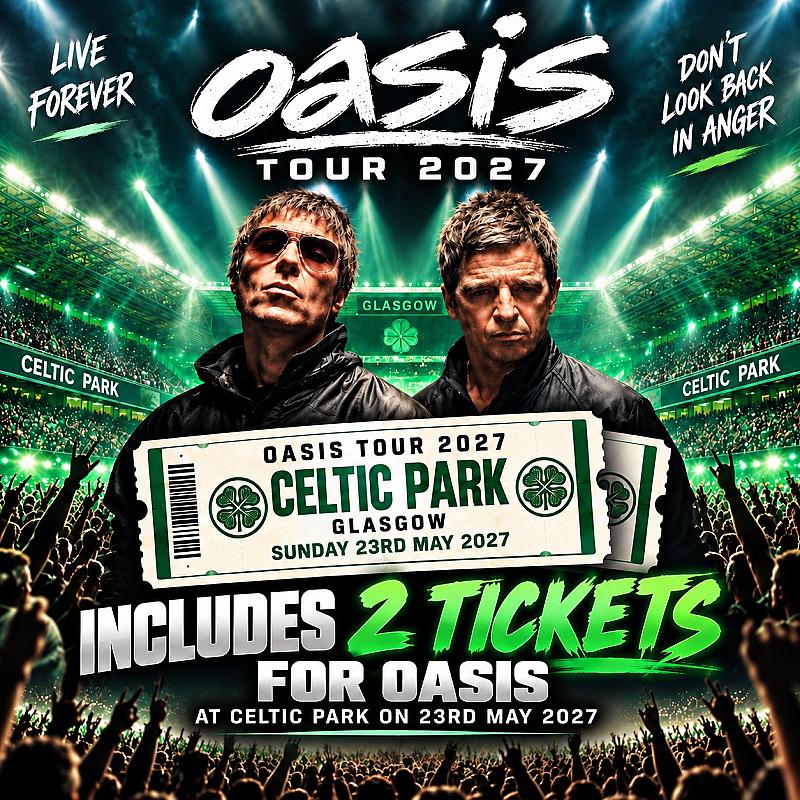 🔴🎤OASIS TOUR - 2 TICKETS - 23RD OF MAY 2027 🎤