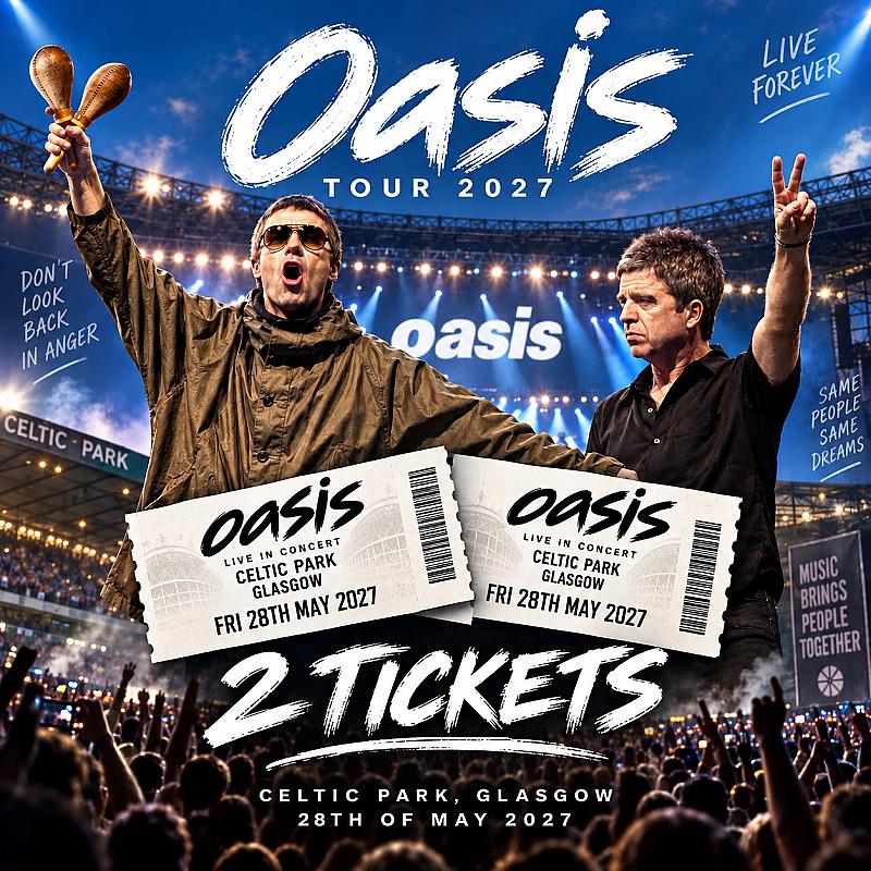 🔴🎤OASIS TOUR - 2 TICKETS - 28TH OF MAY 2027🎤 #8