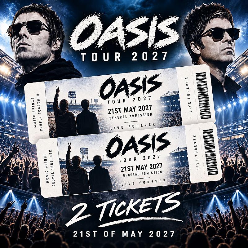 🔴🎤OASIS TOUR - 2 TICKETS - 21ST OF MAY 2027🎤 #12
