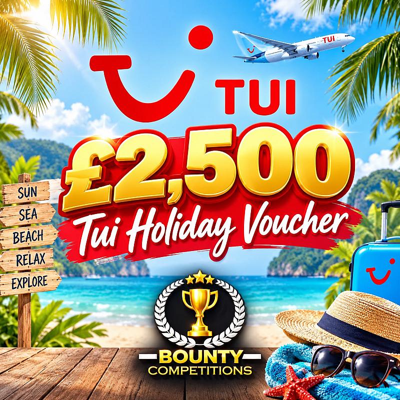 £2500 Tui Holiday voucher✈️