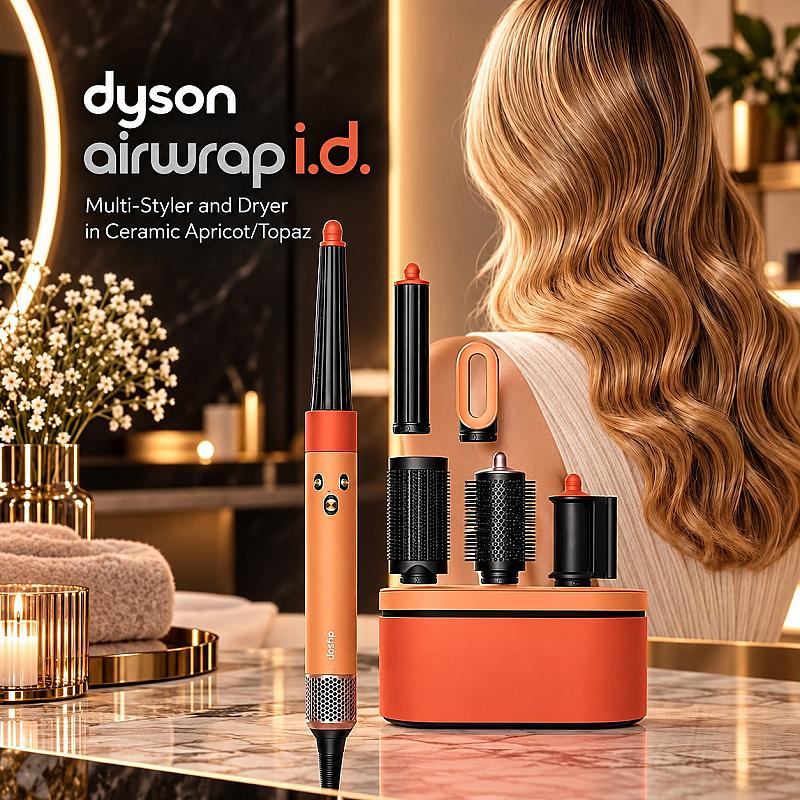 🪮 Dyson Airwrap i.d. Multi-Styler and Dryer in Ceramic Apricot/Topaz 🪮