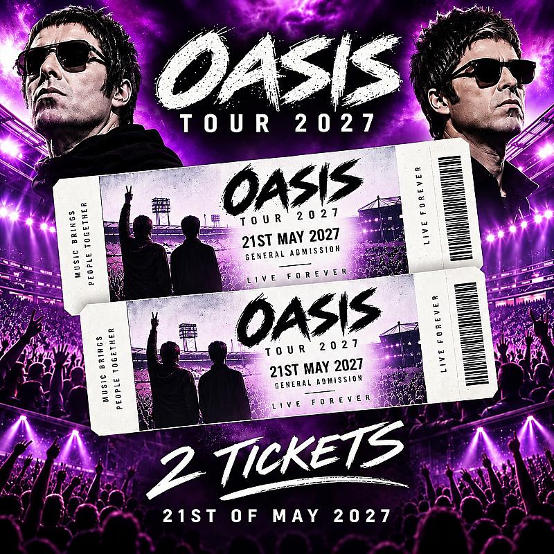 🔴🎤OASIS TOUR - 2 TICKETS - 21ST OF MAY 2027🎤 #13