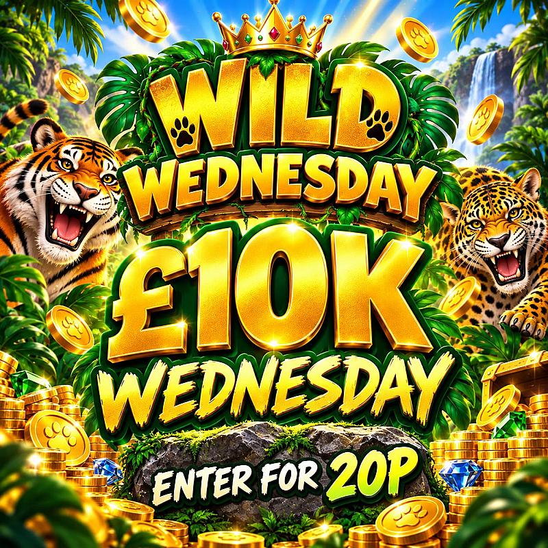 🔴 WEDNESDAY £10K - ENTER FOR 20P #157 💷
