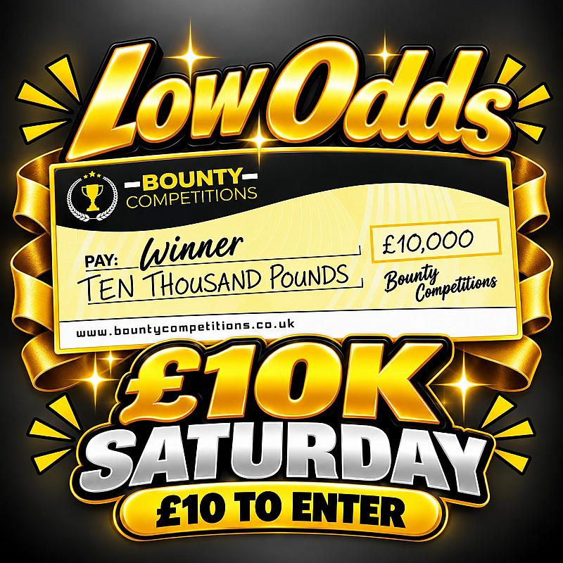 🔴LOW ODDS SATURDAY £10K - ENTER FOR £10 #17