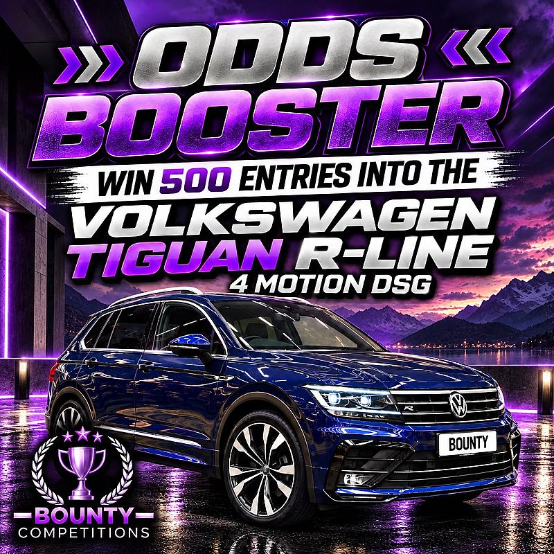🔴ODDS BOOSTER - 500 ENTRIES INTO THE TIGUAN #4