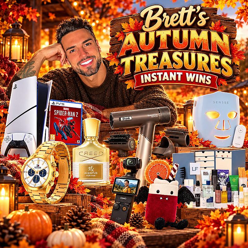 🍂 Brett's Autumn Treasures Instant Wins 🍂