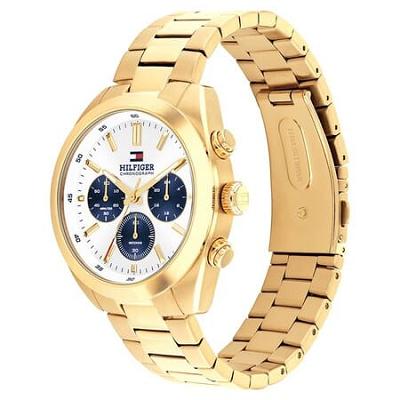 Mens Tommy Hilfiger Hudson Stainless Steel white dial Watch (£150 Alt)