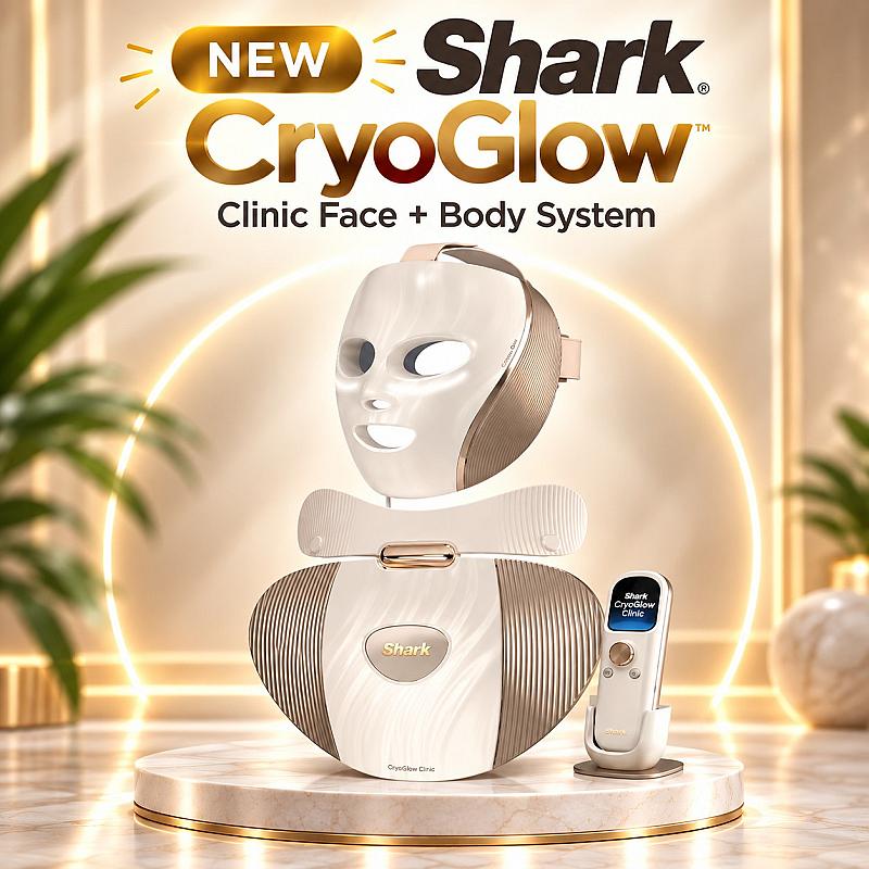 🎭 NEW Shark CryoGlow Clinic Face + Body System 🎭