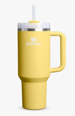 Stanley Quencher Stainless Steel FlowState Tumbler, 1.18L, Daffodil (£40 alt)