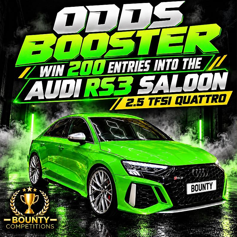 🔴ODDS BOOSTER - 200 ENTRIES INTO THE AUDI RS3 #2
