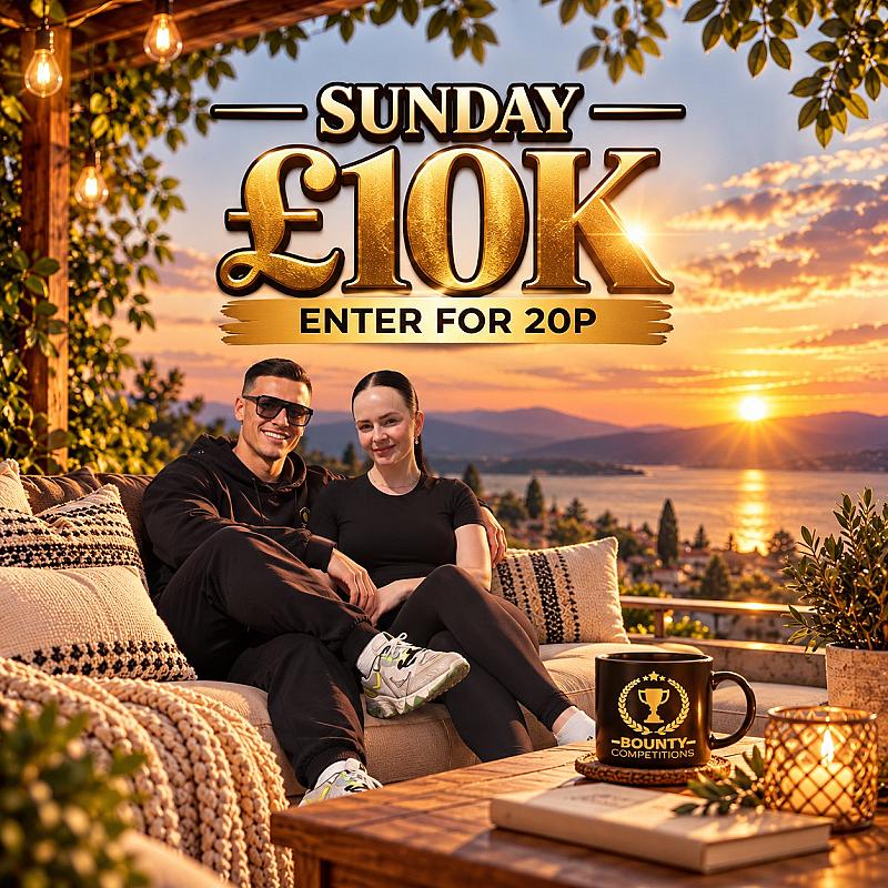 🔴 SUNDAY £10K - ENTER FOR 20P #162 💷