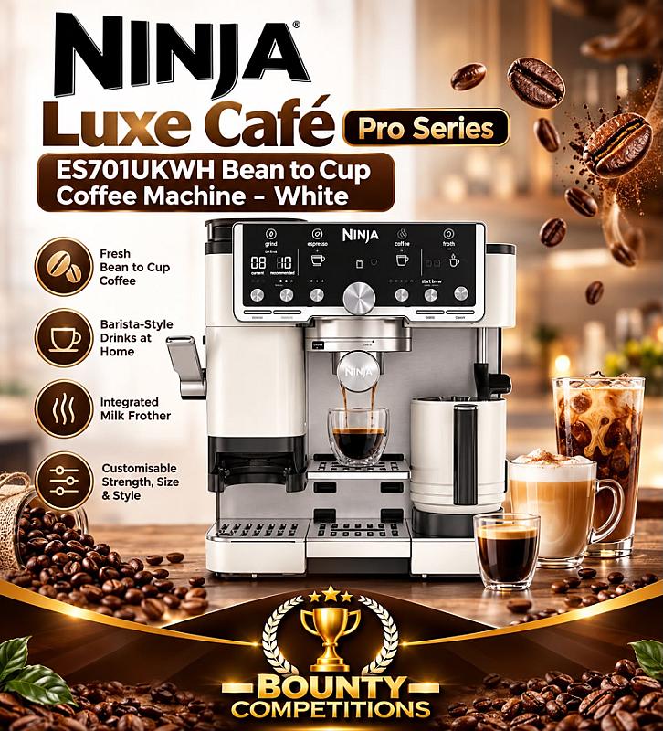 NINJA Luxe Café Pro Series ES701UKWH Bean to Cup Coffee Machine - White 🤍