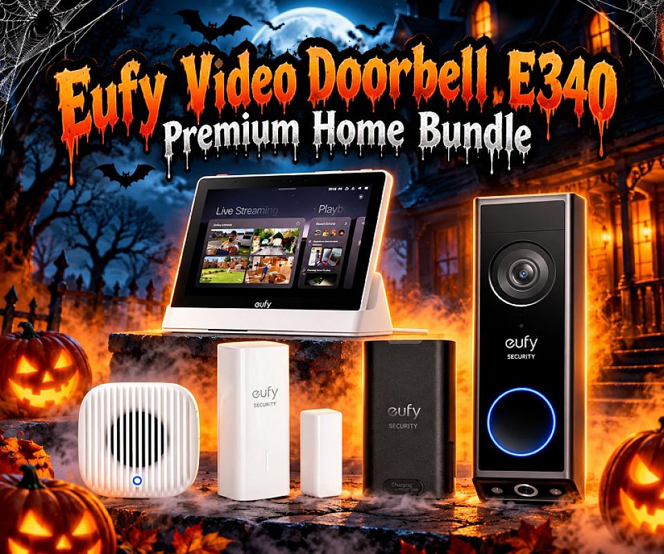 🔔 Eufy Video Doorbell E340 Premium Home Bundle 🔔 