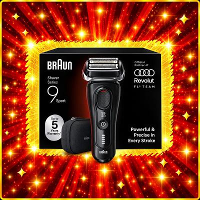 Braun Shaver Series 9 sports 9110S Black (£320 Alt)