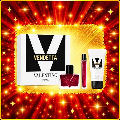 Valentino Vendetta Donna Eau De Parfum Holiday Gift Set (£85 Alt)