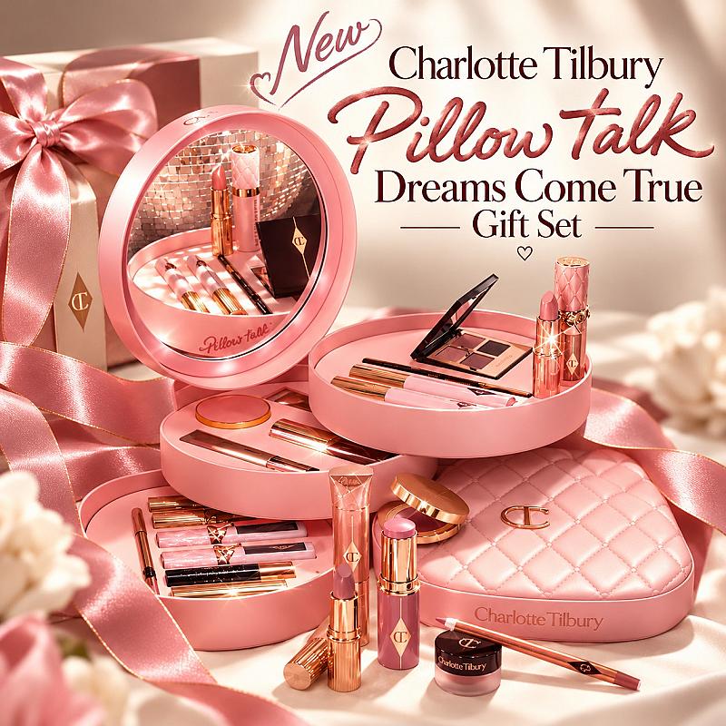 ✨New Charlotte Tilbury Pillow Talk Dreams Come True Gift Set ✨