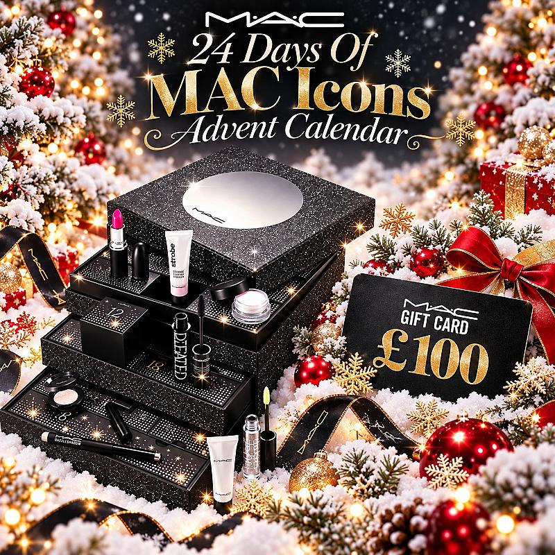 🪄 24 Days Of MAC Icons Advent Calendar + £100 Spends 🪄