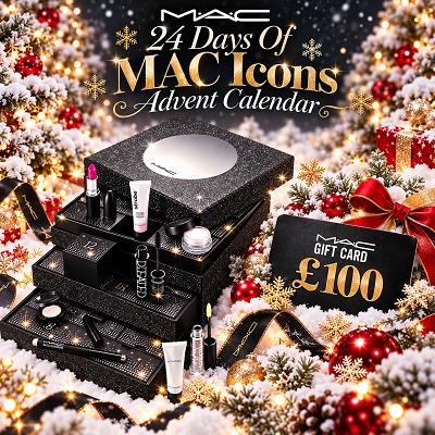 🪄 24 Days Of MAC Icons Advent Calendar + £100 Spends 🪄