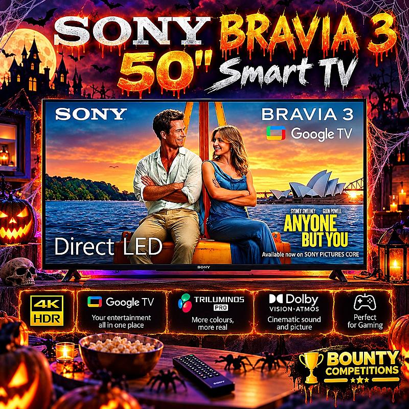 📺SONY BRAVIA 3 50" LED 4K HDR AI Smart TV📺