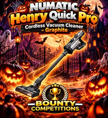 NUMATIC Henry Quick Pro Cordless Vacuum Cleaner - Graphite 🩶