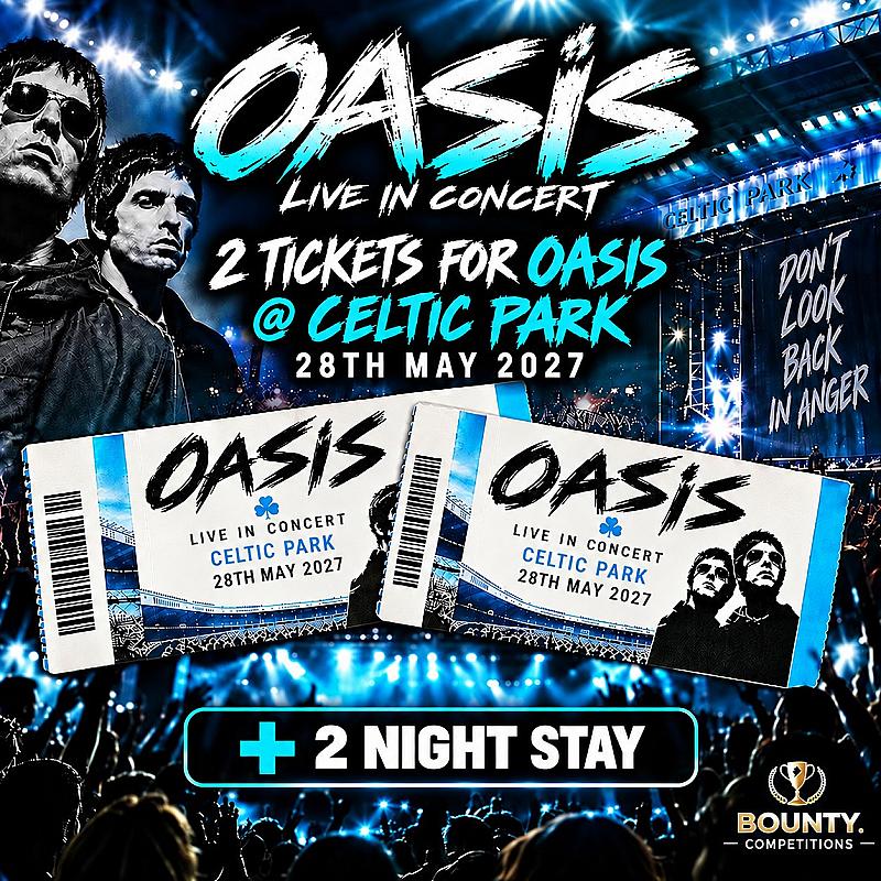 🔴🎤OASIS TOUR - 2 PASSES - 28TH OF MAY 2027 #23🎤 
