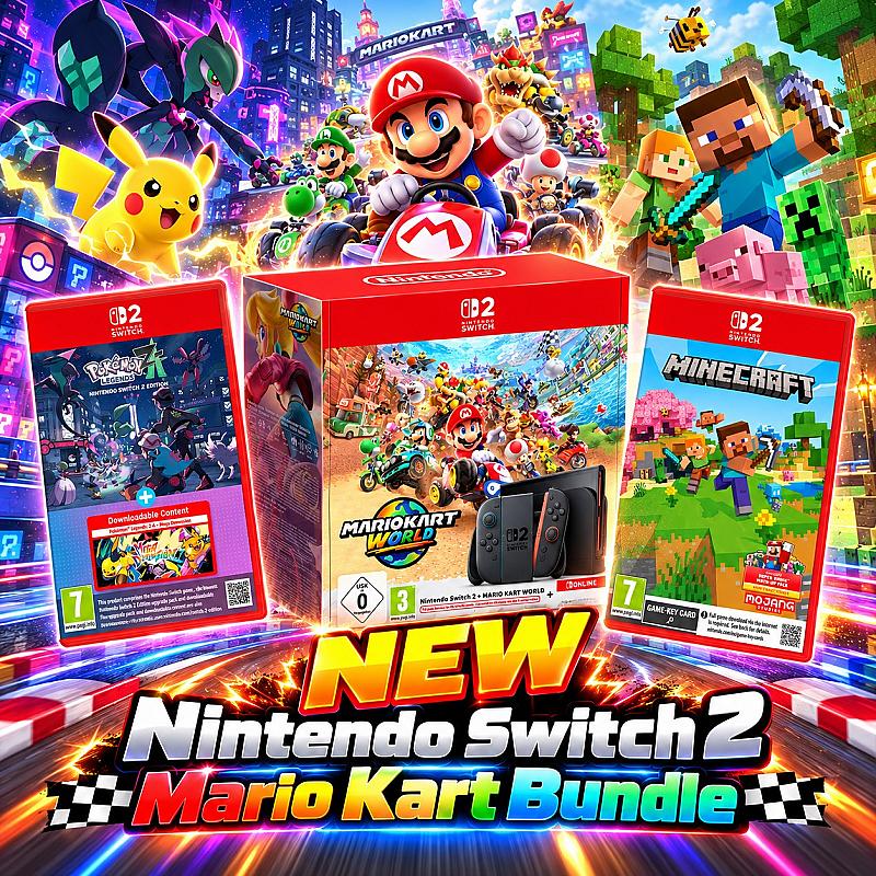 🏎️ NEW Nintendo Switch 2 Mario Kart Bundle 🏎️