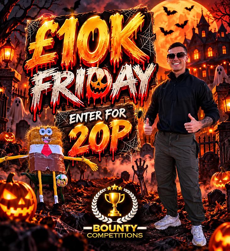 🔴 FRIDAY £10K - ENTER FOR 20P #168💷