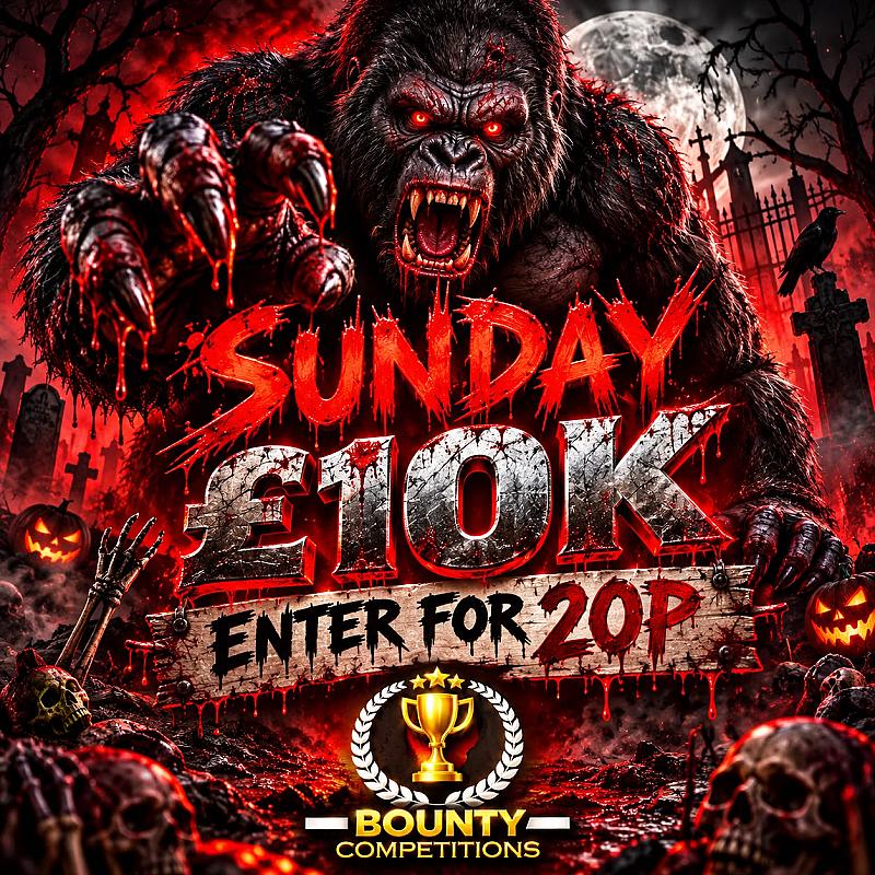 🔴 SUNDAY £10K - ENTER FOR 20P #170💷