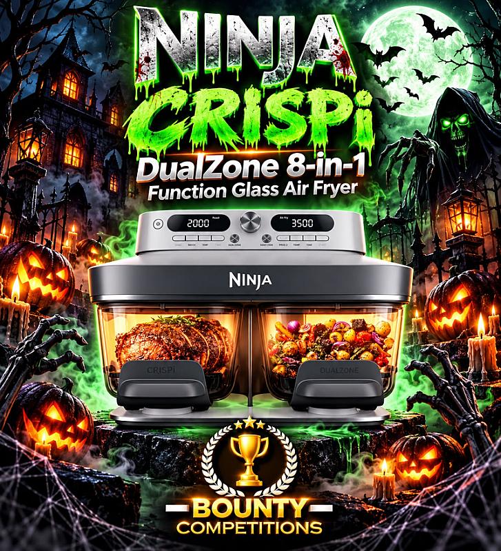 🍗 Ninja CRISPi DualZone 8-in-1 Function Glass Air Fryer🍟