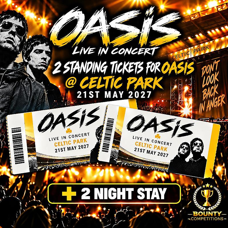 🔴🎤OASIS TOUR - 2 STANDING PASSES - 21ST MAY 2027 #24🎤 