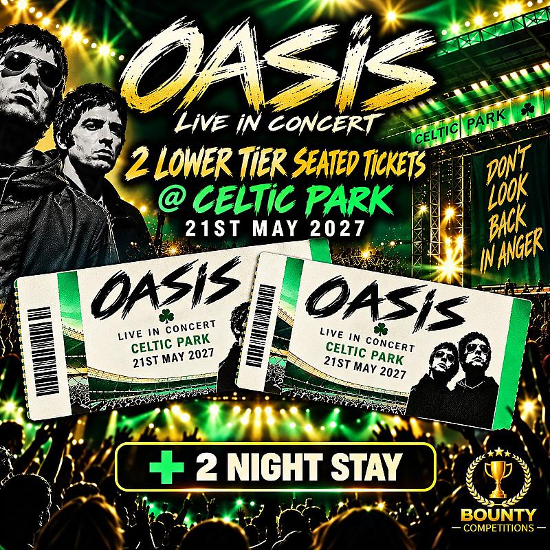 🎤OASIS TOUR, CELTIC PARK - 2 PASSES FOR 21ST MAY 2027 #25🎤