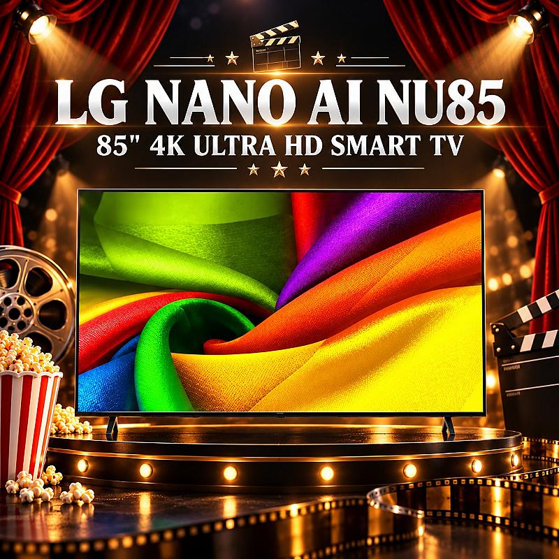 🎞️  LG NANO AI NU85 85" 4K Ultra HD Smart TV 🎞️