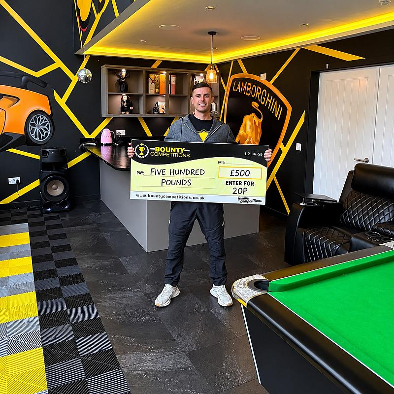 £500 CASH ENTER FOR 20P