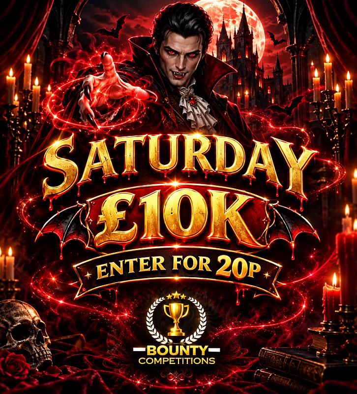 🔴 SATURDAY £10K - ENTER FOR 20P #170💷