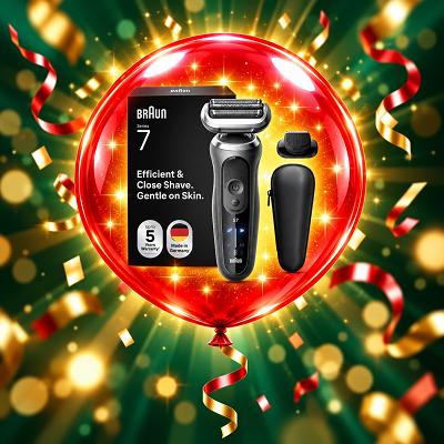 Braun Series 7 Electric Shaver, Up to 60 min, Precision Trimmer Attachment, Cordless, Wet & Dry Razor for Men, 72-G1200S, Grey (£220 alt)