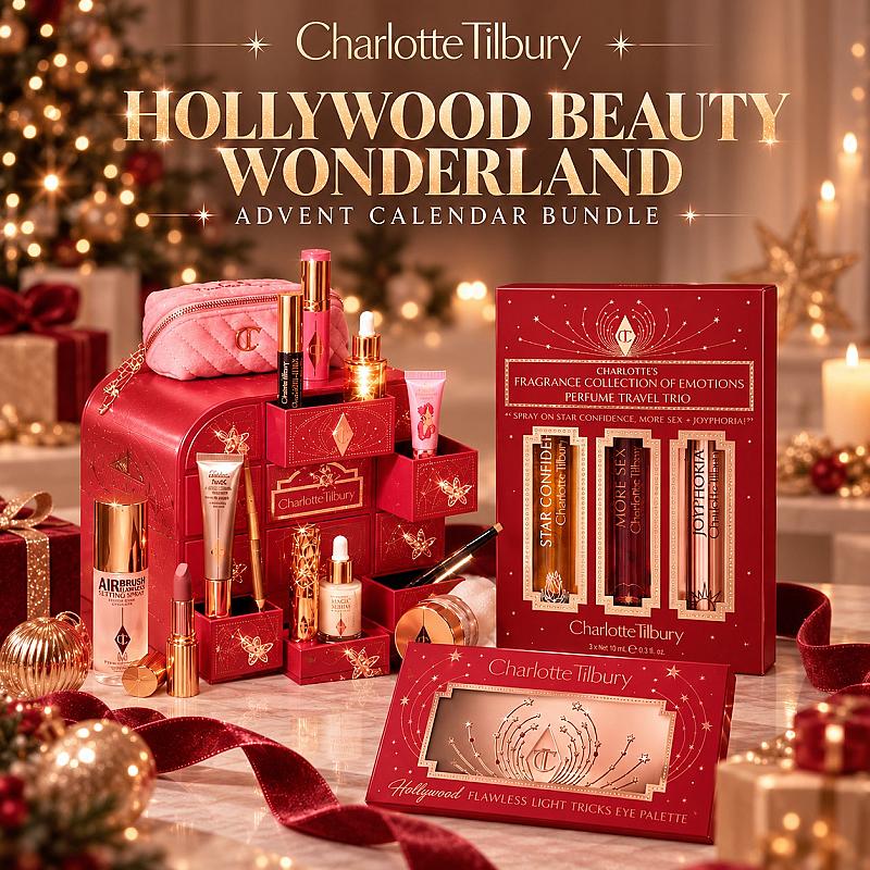 👄 Charlotte Tilbury Hollywood Beauty Wonderland Advent Calendar Bundle 👄