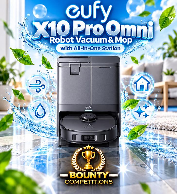 🧹EUFY X10 Pro Omni Robot Vacuum & Mop with All-in-One Station🧹