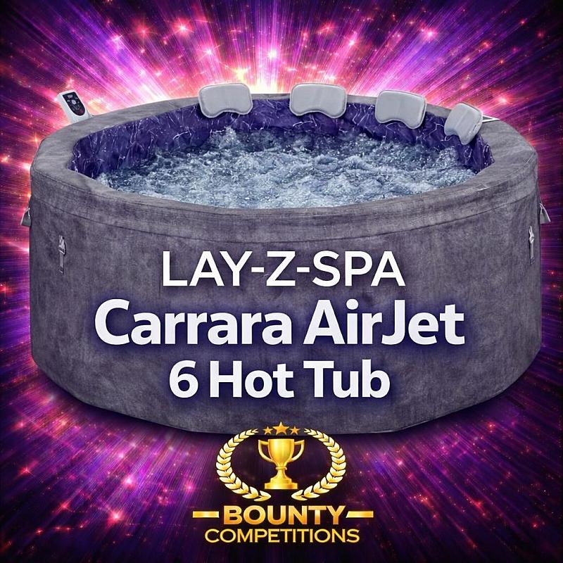 LAY-Z-SPA Carrara AirJet 6 Hot Tub 🫧