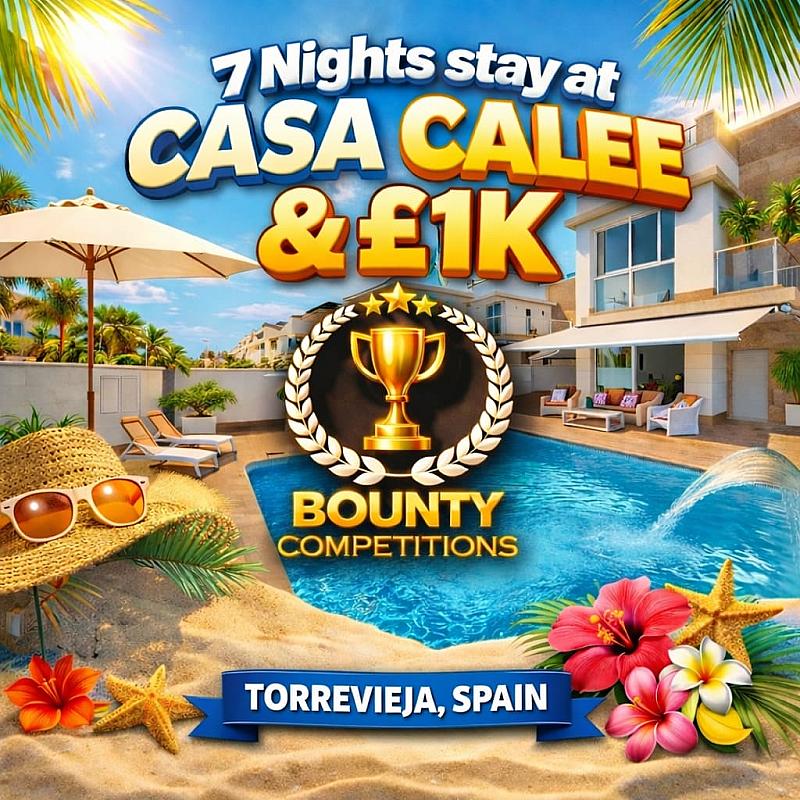 🌞 7 Night stay at Casa Calee & £1K #3 🌞
