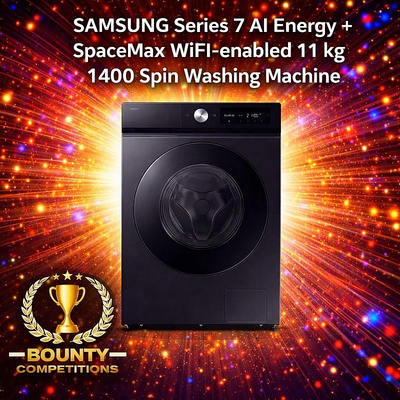 👚 SAMSUNG Series 7 AI Energy + SpaceMax WiFi-enabled 11 kg 1400 Spin Washing Machine 👚