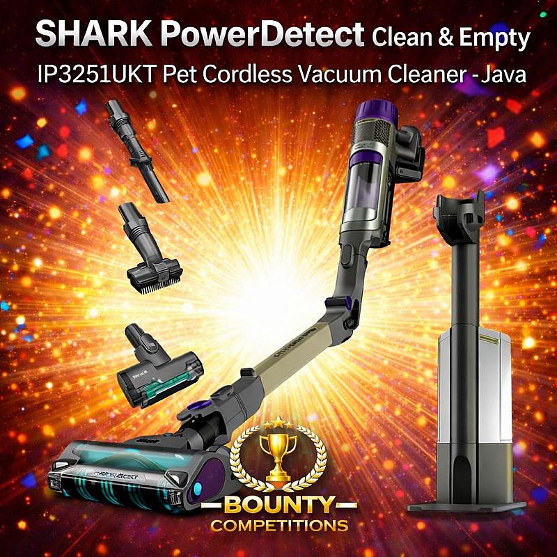 SHARK PowerDetect Clean & Empty IP3251UKT Pet Cordless Vacuum Cleaner - Java🧹