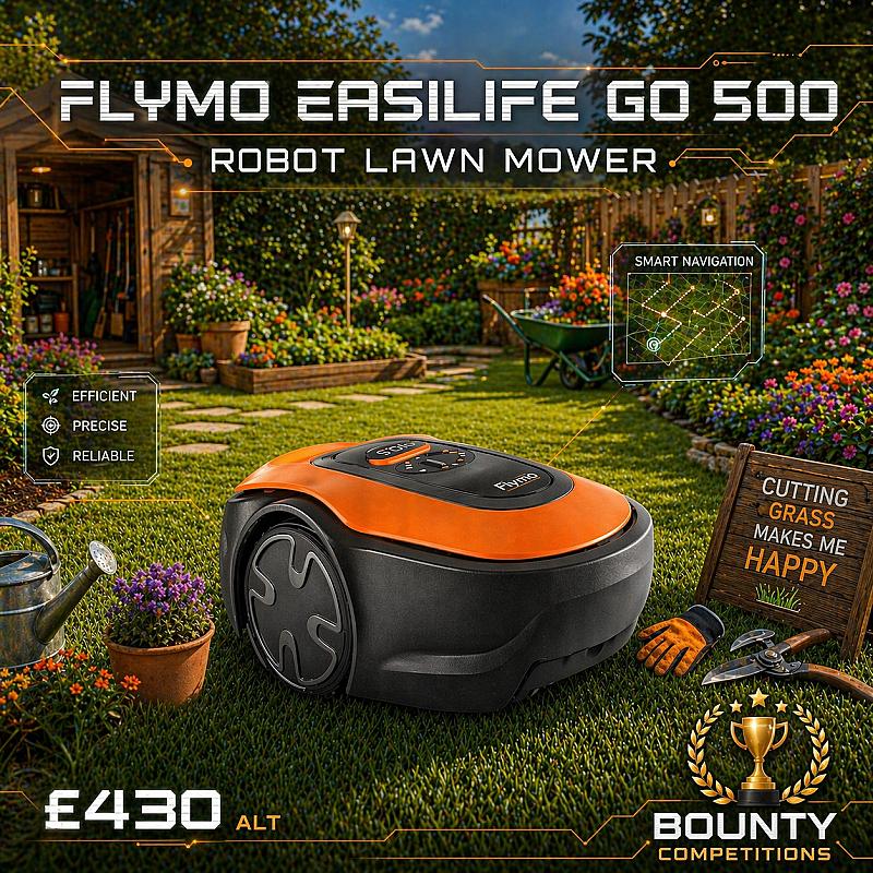 ✂️ FLYMO EasiLife GO 500 Robot Lawn Mower ✂️