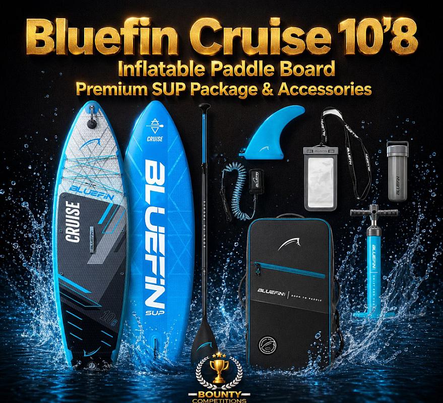 Bluefin Cruise 10'8 Inflatable Paddle Board Premium SUP Package & Accessories 💦