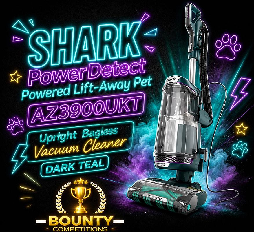 SHARK PowerDetect Powered Lift-Away Pet AZ3900UKT Upright Bagless Vacuum Cleaner - Dark Teal🩵