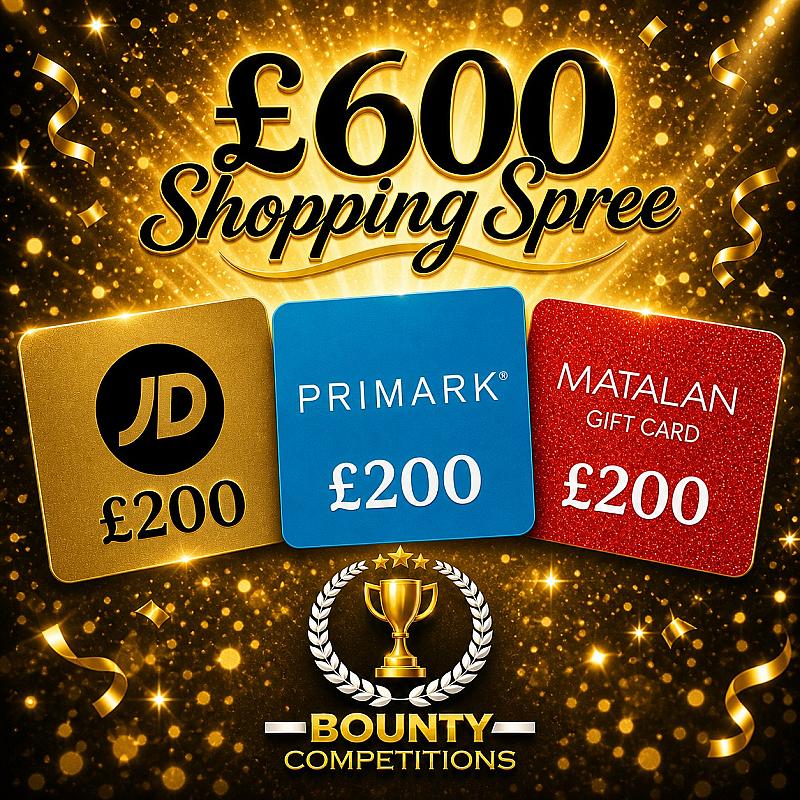 🛍️ £600 Shopping Spree 🛍️