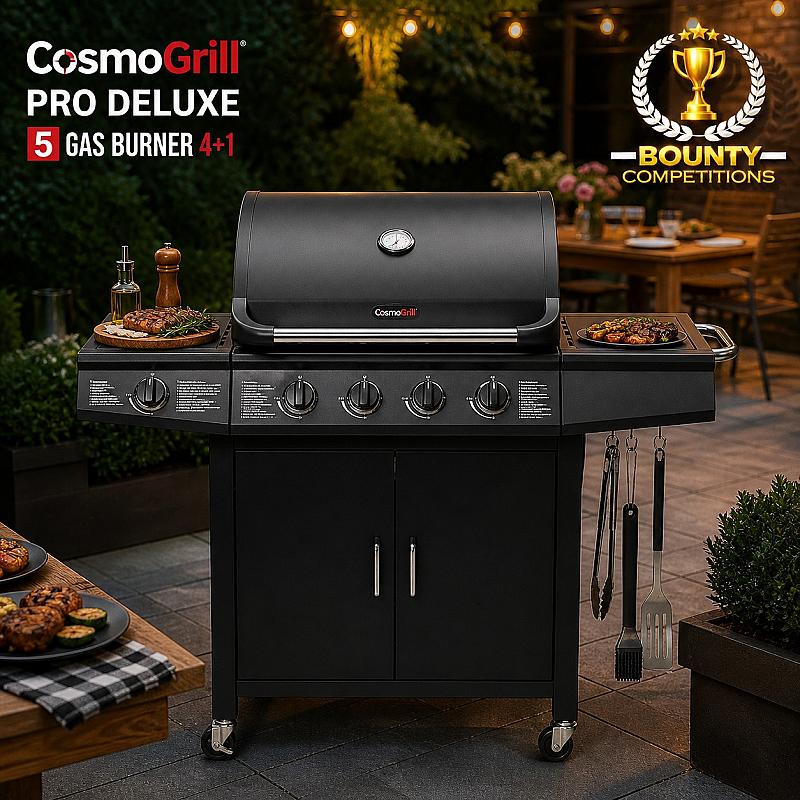 💥CosmoGrill Pro Deluxe 5 Gas Burner 4+1💥
