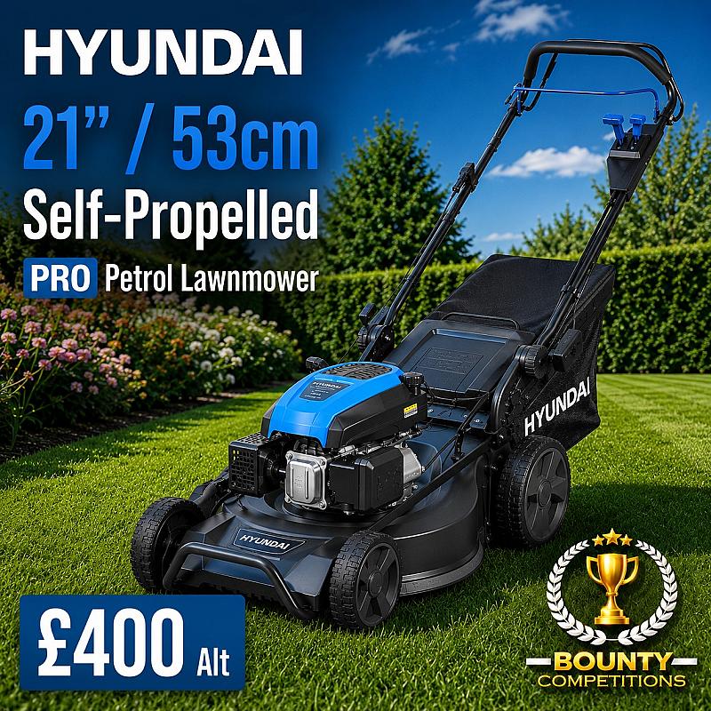 🦗 Hyundai 21” / 53cm Self-Propelled PRO Petrol Lawnmower 🦗