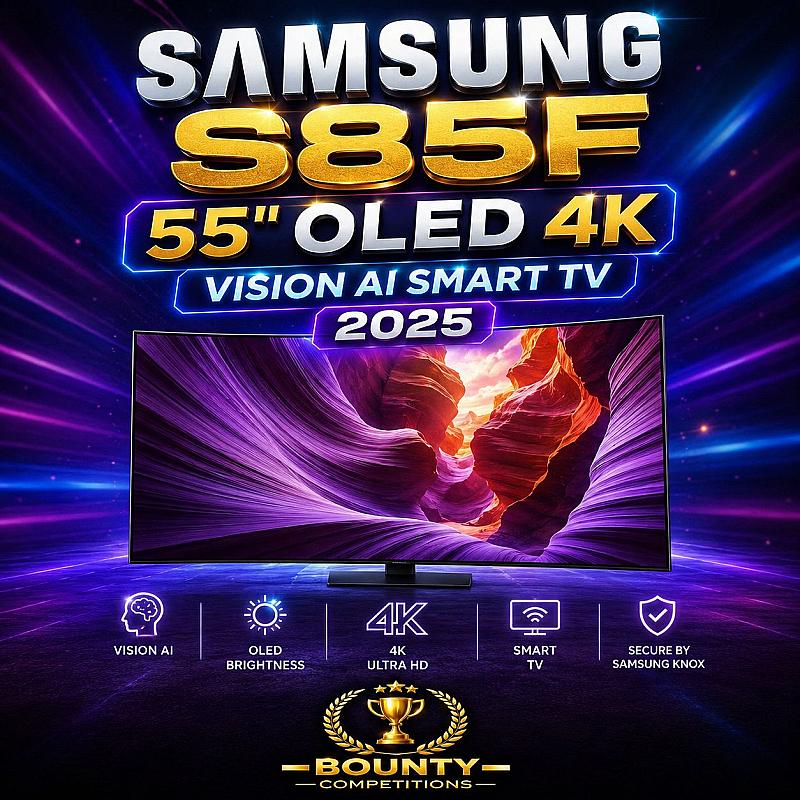 SAMSUNG S85F 55" OLED 4K Vision AI Smart TV 2025 - QE55S85F📺