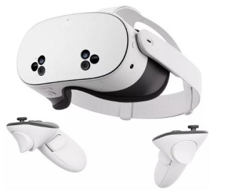 Meta Quest 3S 128GB Mixed Reality Headset and Controllers (ALT £220)